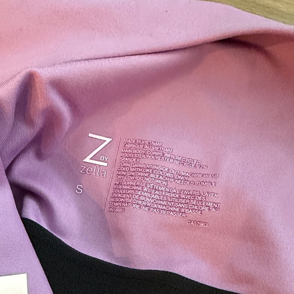 Light Purple Racerback Sports Bra - Picture 3 of 3